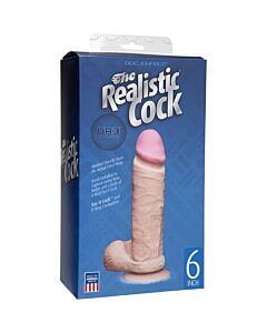 The realistic cock 6 inch