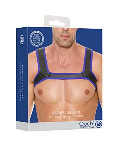 Blue Neoprene Puppy Harness