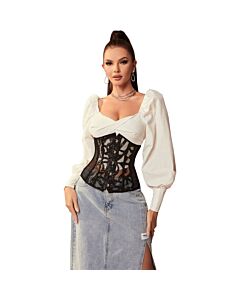 Glamorous Black PVC Corset