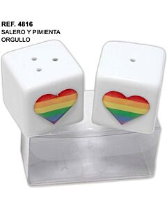 Rainbow Salt and Pepper Shaker