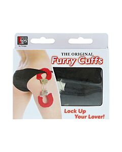 Black Plush Handcuffs: Soft Seduction