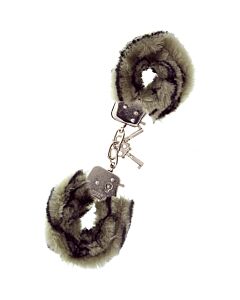 Plush Zebra Handcuffs - Release Kit