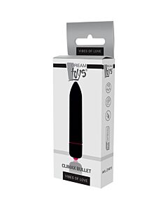 Vibes of Love 10-Speed Climax Bullet Black - Pocket Bullet Vibrator with 10 Functions