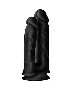 Double RealFeel Dildo - Black