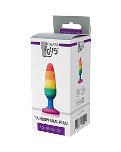 Rainbow Anal Pride - Small Plug