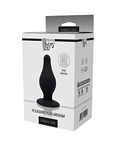 Double Density Black Pleasure Plug