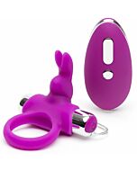 Happy rabbit remote control ring purple