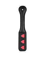 Ouch! paddle - hearts - black