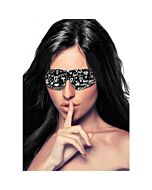 Printed eye mask - love street art fasion - black