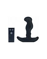 G stroker unisex massager with unique stroker beads - black