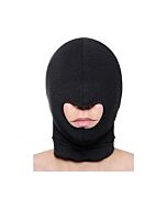 Blow hole open mouth spandex hood
