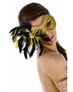 Eyemask venecianne yellow