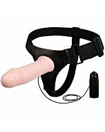Baile elastic harness for men vibrator 17cm