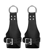 Suspension wrist bondage handcuffs black