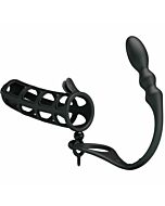 Pretty love - hercules penis sheath vibrating anal stimulation