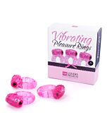 Loverspremium - pleasure rings 3 pieces pink
