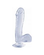 Basix rubber works suction cup 19 cm dong clear