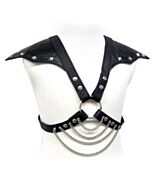 Leather body with shoulder wings