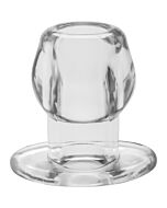 Perfect fit ass tunnel plug silicone clear m