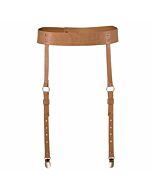 Maze - suspender belt brown