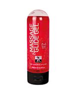 Shiatsu massage and glidegel 2 in 1 strawberry