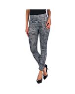 Intimax legging caza bleua gris