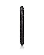 Black jack veined double dong 18 inch - black