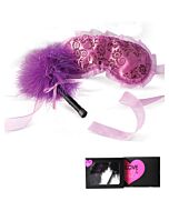 Kit caricias plumero y mascara morado