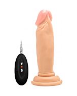 Vibrating realistic cock - 6 inch - skin