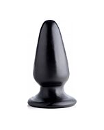 Gigantor xxxl tapered butt plug  black