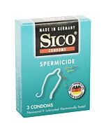 Sico condoms spermicide condoms 3 units