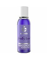 Fruity love massage cream blueberry and casis 50 ml / pack 36 uds