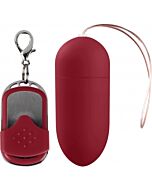 Vibrating egg large 10 speed remote controlled red