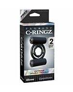 Fantasy c-ringz extreme double trouble black