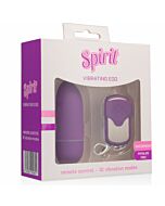 Spirit big vibrating egg remote  purple