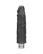 23 cm realistic vibrating dildo black