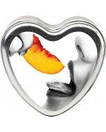 Earthly body peach edible massage candle