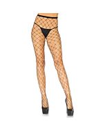 Rhinestone micro net tights