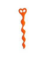 Climax anal - anal beads silicone swirl - orange