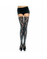 Floral Lace Avenue Stockings