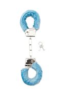 Furry handcuffs blue