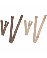 2 low back straps 2 rows beige