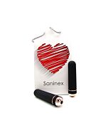 Saninex vibrator orgasmic elegance - black and gold color 13 cm