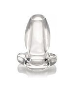 Gape glory clear hollow anal plug - transparent