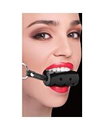 Ouch cylinder gag black