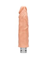 23 cm realistic vibrating dildo flesh