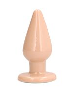 Self lubrication 5 inch buttplug - flesh