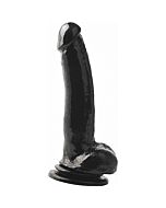Basix rubber works suction cup 22 cm dong black.