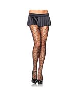 Leg avenue black distressed net pantyhose