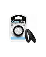 15 xact-fit cockring 2-pack - black